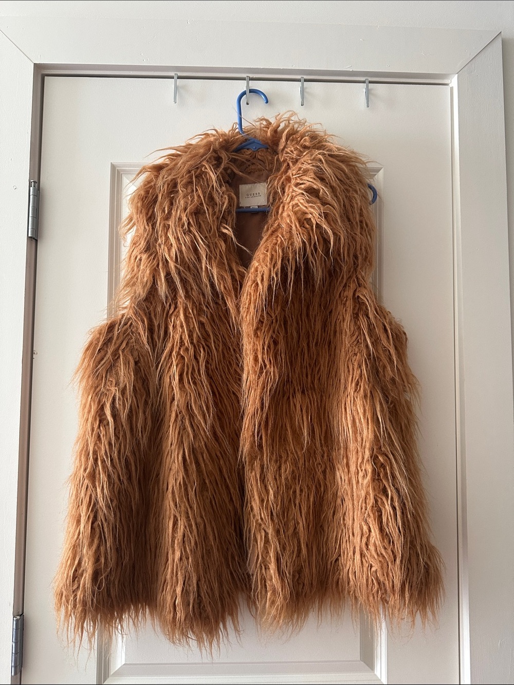 Guess Women's Faux Fur Vest - Rust